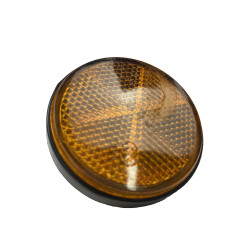 OUTLET ODBLASK OKRĄGŁY POMARAŃCZOWY - M6 śr. 6cm OUTLET