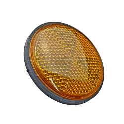 ODBLASK OKRĄGŁY POMARAŃCZOWY - M6 śr.6cm