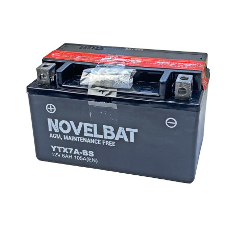 AKUMULATOR 12V YTX7A-BS NOWELBAT 6Ah AGM