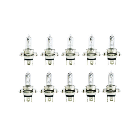 ŻARÓWKA LAMPY PRZÓD H4 12V HS1 35/35W P43T  - BEZ ECE - 10 sztuk