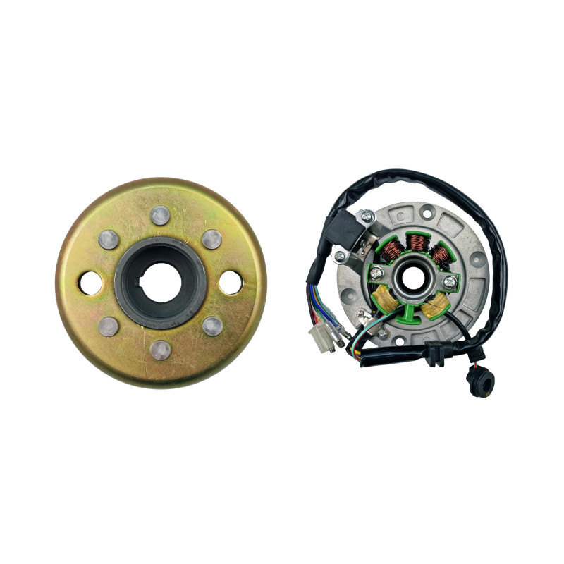KOŁO MAGNESOWE + CEWKI ISKROWNIKA (STATOR) ZS154FMI-2 NAWINIĘTE KOŁO MAGNESOWE + CEWKI ISKROWNIKA (STATOR) ZS154FMI-2 NAWINIĘTE