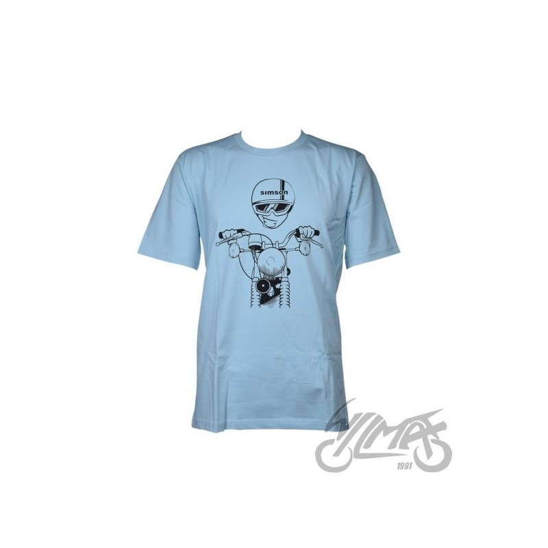 T-SHIRT SIMSON OCEAN BLUE S51 KUMPEL XXL