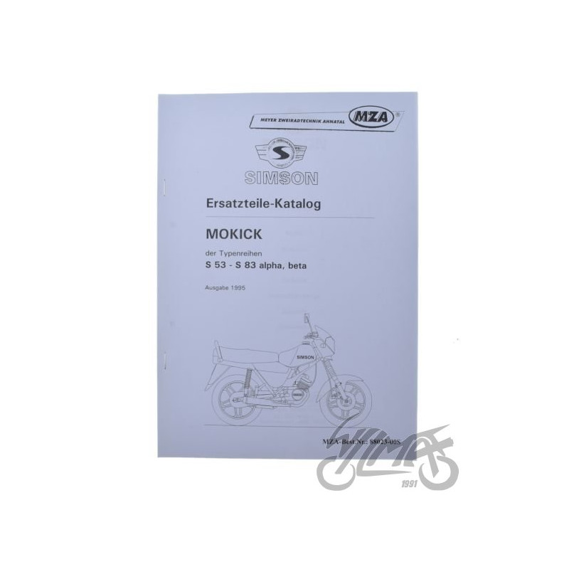 KATALOG SIMSON S53 S83 WYDANIE Z 1995