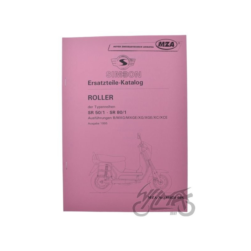 KATALOG SIMSON SR50 SR80 WYDANIE Z 1995