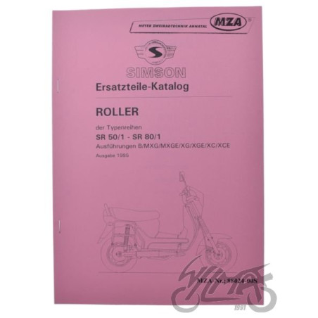 KATALOG SIMSON SR50 SR80 WYDANIE Z 1995