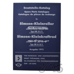 KATALOG SIMSON KR51/1 SR4-2  WYDANIE Z 1975