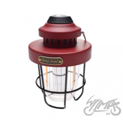 LAMPA RETRO CAMPING CZERWONA