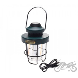 LAMPA RETRO CAMPING ZIELONA