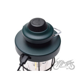 LAMPA RETRO CAMPING ZIELONA