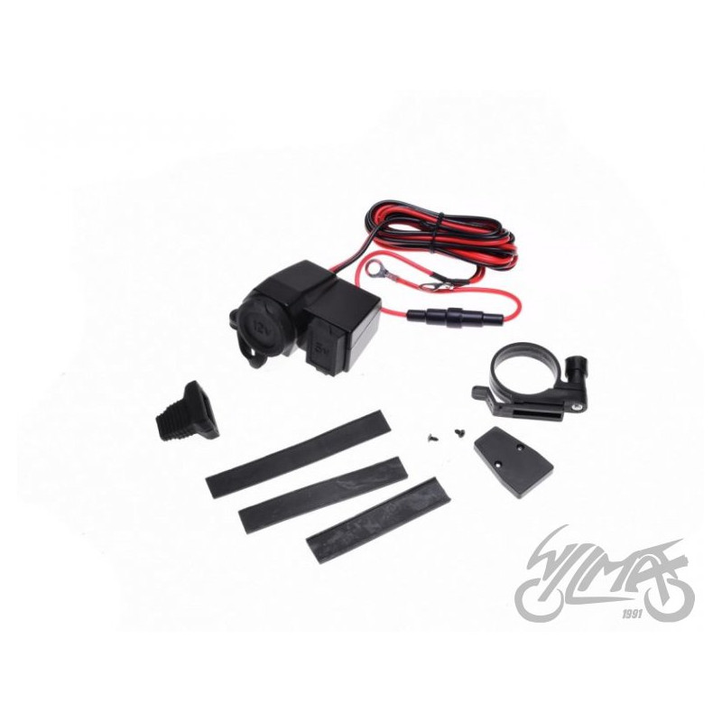 GNIAZDO ZAPALNICZKI + USB MOTOCYKL SKUTER ATV