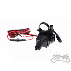 GNIAZDO ZAPALNICZKI + USB MOTOCYKL SKUTER ATV