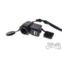 GNIAZDO ZAPALNICZKI + USB MOTOCYKL SKUTER ATV
