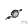 KABEL MICRO USB ZWIJANY 1m