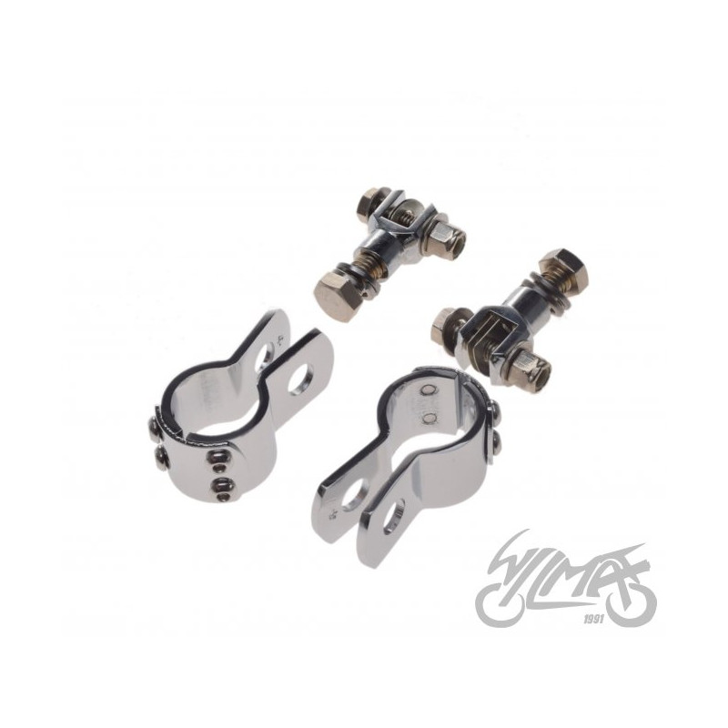 OBEJMA GMOLI 38 mm 1-1/2" CHROM Z MOCOWANIEM