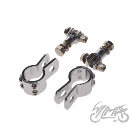 OBEJMA GMOLI 38 mm 1-1/2" CHROM Z MOCOWANIEM