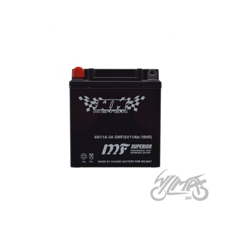 AKUMULATOR 6N11A-3A WM MOTOR 6 VOLT SMF