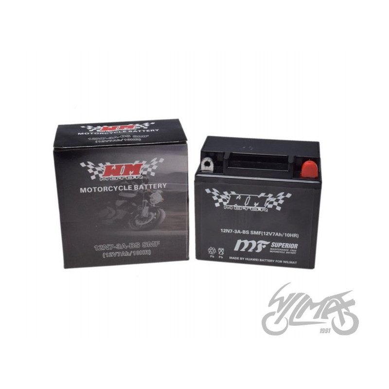 AKUMULATOR 12N7-3A-BS WM MOTOR 12 VOLT SMF
