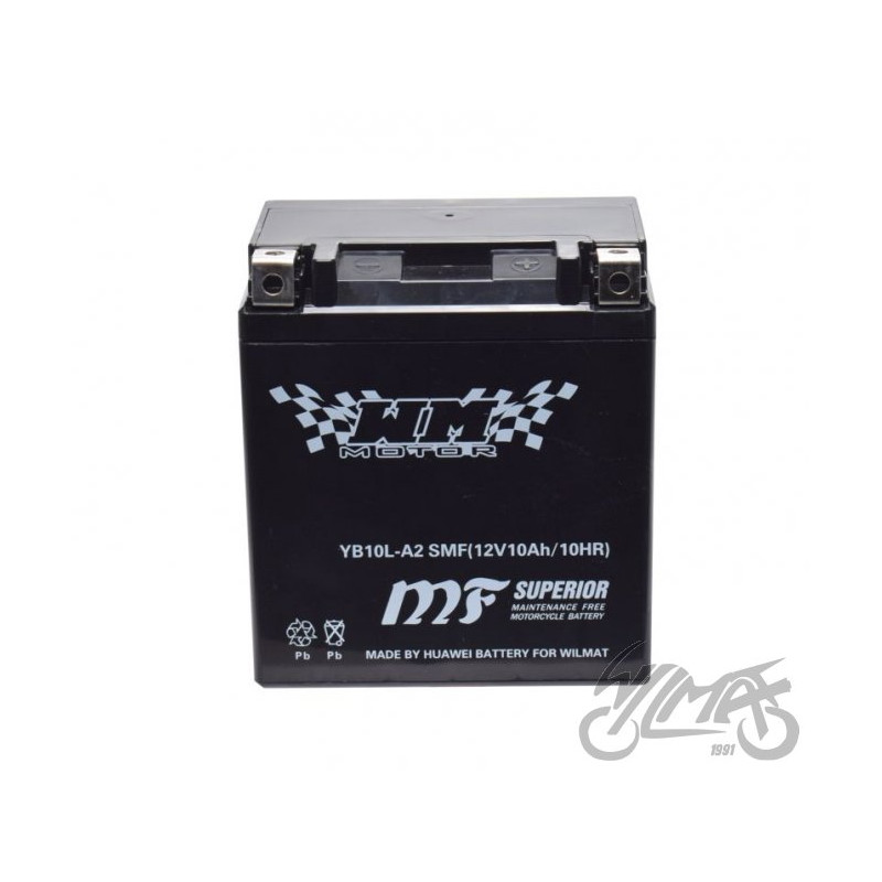 AKUMULATOR YB10L-A2 WM MOTOR 12 VOLT SMF