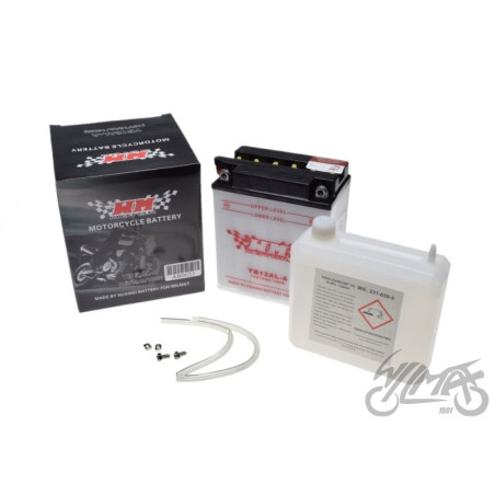 AKUMULATOR YB12AL-A WM MOTOR 12 VOLT