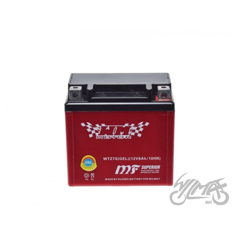 AKUMULATOR WTZ7S ( YTZ7S ) ( GEL ) 12 VOLT