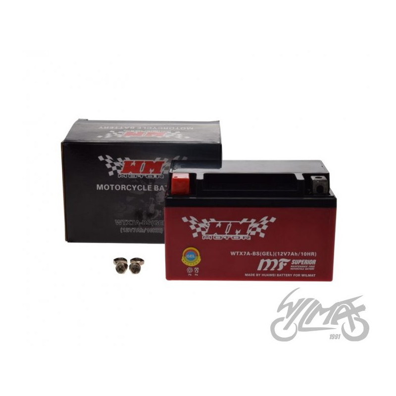 AKUMULATOR WTX7A-BS ( YTX7A-BS ) ( GEL ) 12 VOLT