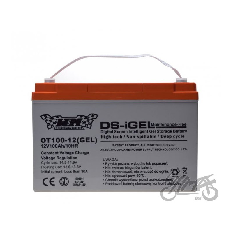 AKUMULATOR OT100-12(DS) 12V 100AH SOLAR, CAMPER...