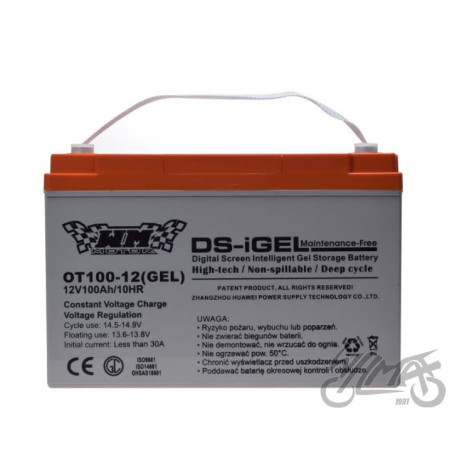 AKUMULATOR OT100-12(DS) 12V 100AH SOLAR, CAMPER...