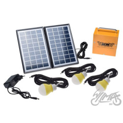 AKUMULATOR + SOLAR 12V 4,5Ah KAMPING CAMPER JACHT