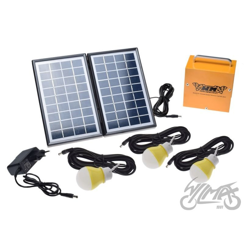 AKUMULATOR + SOLAR 12V 4,5Ah KAMPING CAMPER JACHT