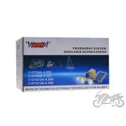 AKUMULATOR + SOLAR 12V 4,5Ah KAMPING CAMPER JACHT