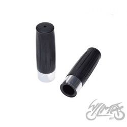 GUMA KIEROWNICY 7/8"+1" 124mm CZARNA CHROM