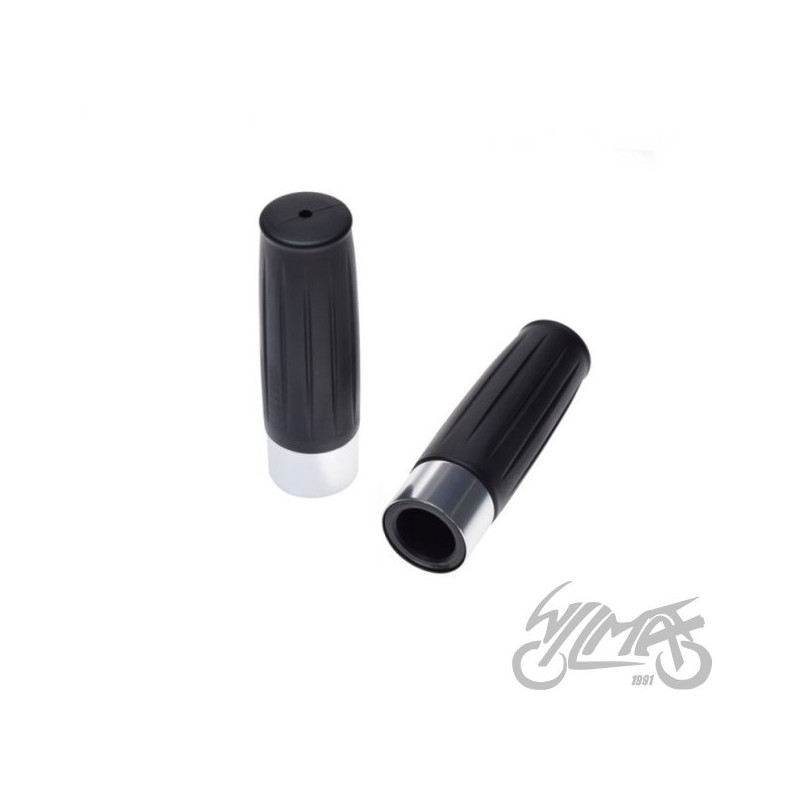 GUMA KIEROWNICY 7/8"+1" 124mm CZARNA CHROM