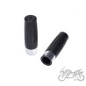 GUMA KIEROWNICY 7/8"+1" 124mm CZARNA CHROM