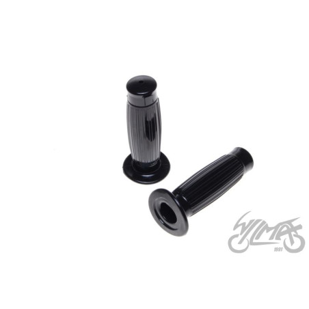GUMA KIEROWNICY RETRO 1"+7/8" CZARNA
