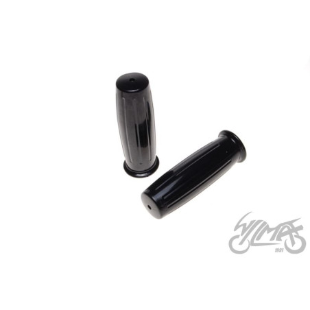 GUMA KIEROWNICY RETRO 1"+7/8" CZARNE