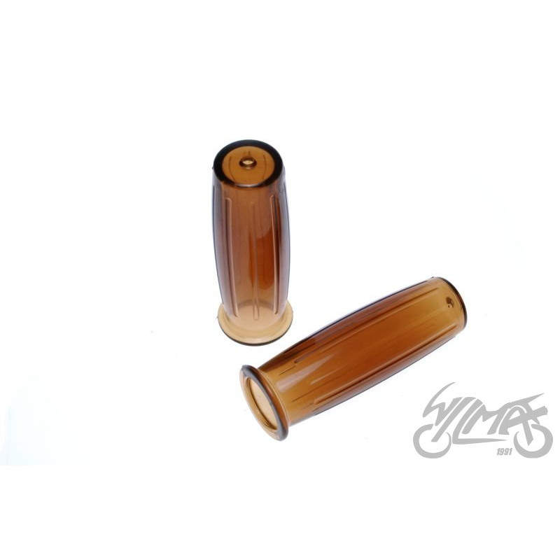 GUMA KIEROWNICY CALOWA RETRO 1"+1-1/8" BRĄZ TRANSP