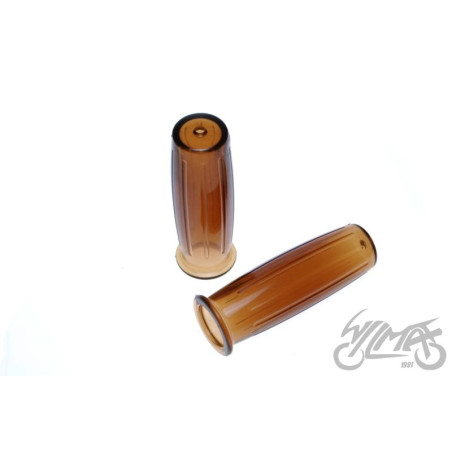 GUMA KIEROWNICY CALOWA RETRO 1"+1-1/8" BRĄZ TRANSP