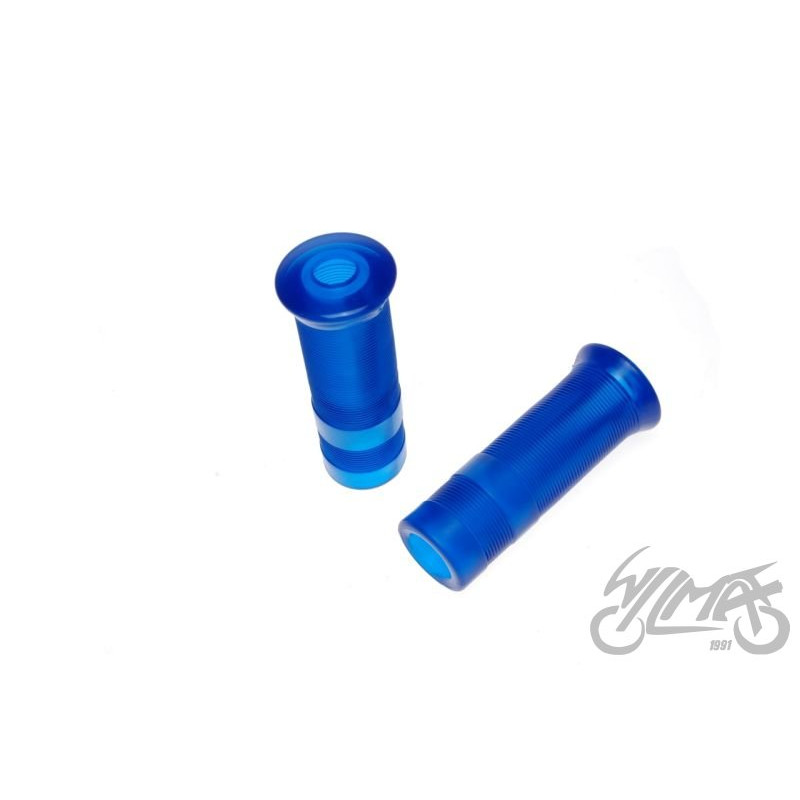 GUMA KIEROWNICY 1"+7/8" NIEBIESKA TRANSP.