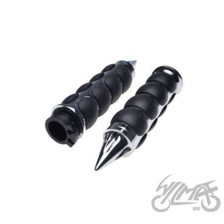 MANETKA CHROM ALUMINIUM GUMA 1" 25 mm