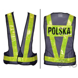 KAMIZELKA SZELKI SIATKOWA POLSKA S