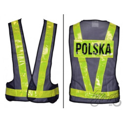 KAMIZELKA SZELKI SIATKOWA POLSKA M