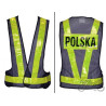 KAMIZELKA SZELKI SIATKOWA POLSKA XL