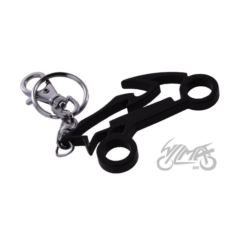 BRELOCZEK MOTOCYKL METAL CZARNY