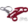 BRELOCZEK MOTOCYKL METAL CZERWONY