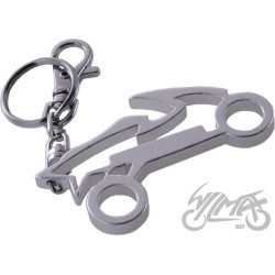 BRELOCZEK MOTOCYKL METAL SREBRNY