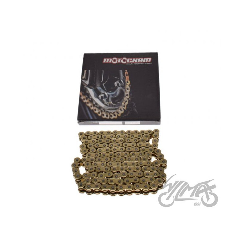 ŁAŃCUCH NAPĘDOWY 130 OGNIW 520X-R MOTOCHAIN ZŁOTY