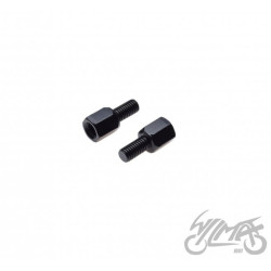 REDUKCJA ADAPTER LUSTERKA RR 88 CZARNA 2SZT