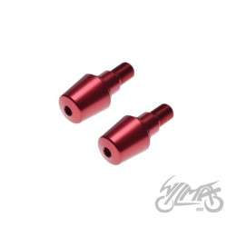 KOŃCÓWKA KIEROWNICY CZERWONA DO YAMAHA M16X1.5
