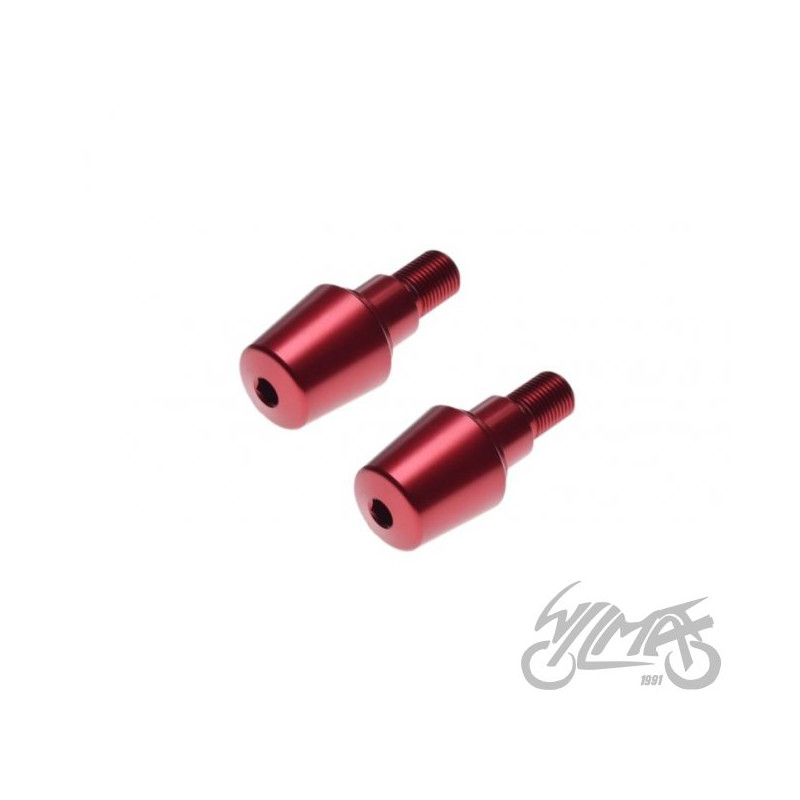 KOŃCÓWKA KIEROWNICY CZERWONA DO YAMAHA M16X1.5