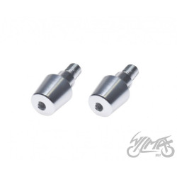 KOŃCÓWKA KIEROWNICY SREBRNA DO YAMAHA M16X1.5
